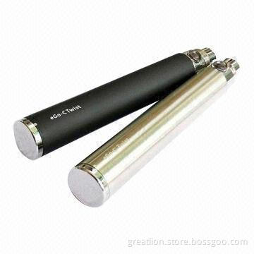 Promotional eGo Twist Batteries with 3.2-4.8V Variable Voltage, No Harmful Tobacco, No Tar